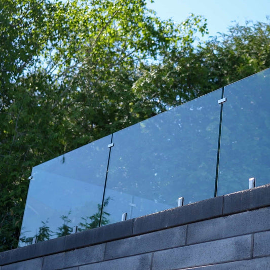 Panneau de verre trempé 12 mm de 42 pouces pour clôture ou garde-corps