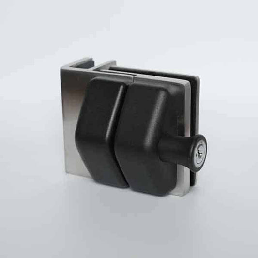 Loquet à angle de 90° pour portillon en verre, sécurité et maintien assurés