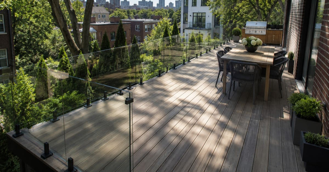 glass railing