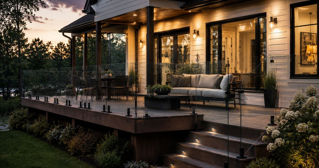 porch glass railing
