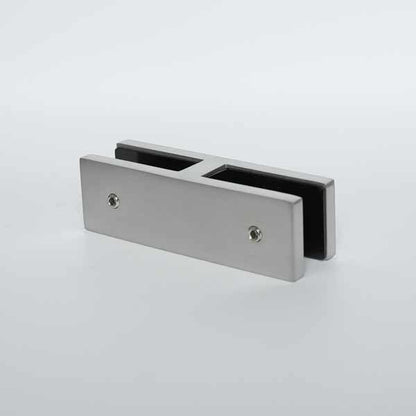 Attache linéaire à 180° pour assemblage de panneaux en verre trempé
