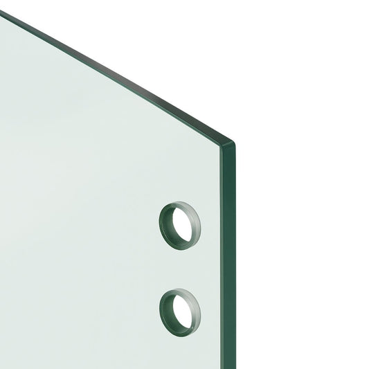 Panneau de verre trempé 12 mm pour porte autofermeture