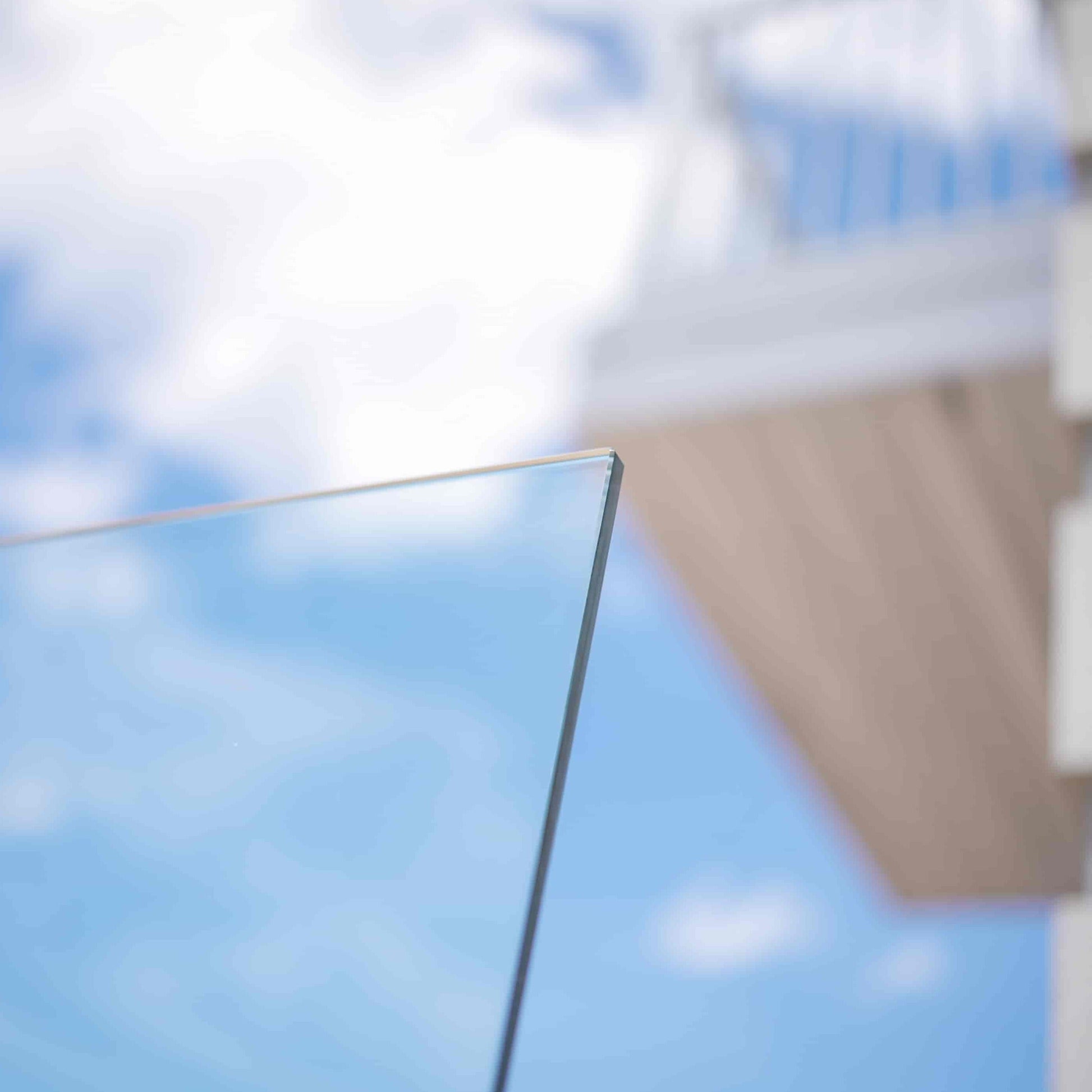 Rampe en verre de 48 pouces pour escalier, balcon ou terrasse