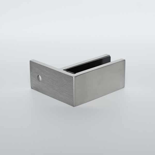 Spigot mural pour rampe en verre, fixation solide et design minimaliste